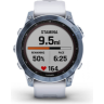 Часы GARMIN FENIX 7 SAPPHIRE SOLAR MINERAL BLUE DLC TITANIUM WITH WHITESTONE BAND 010-02540-25