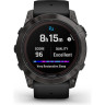 Часы GARMIN FENIX 7X PRO – SAPPHIRE SOLAR EDITION CARBON GRAY DLC TITANIUM WITH BLACK BAND 010-02778-11