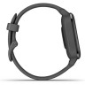 Часы GARMIN VENU SQ SLATE ALUMINUM BEZEL WITH SHADOW GRAY CASE AND SILICONE BAND 010-02427-10