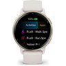 Часы GARMIN VIVOACTIVE 5 CREAM GOLD ALUMINUM BEZEL WITH IVORY CASE AND SILICONE BAND 11436