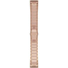 Ремешок GARMIN QUICKFIT 20MM BAND ROSE GOLD-TONE STAINLESS STEEL 10073