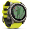 Смарт-часы GARMIN FENIX 8 – 51 мм, Solar Sapphire, титан с ярко-желтым/графитовым силиконовым ремешком 010-02907-21