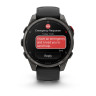 Умные часы GARMIN FENIX 8 PRO 47mm Amoled Sapphire Lens Titanium With Graphite/Black Silicone Band 010-03198-10